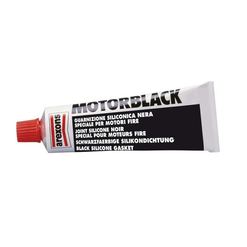 Elastomero siliconico monocomponente Motorblack, nera 60 gr - Arexons 0094