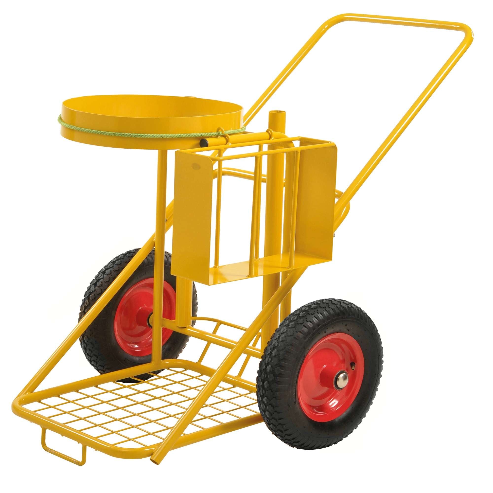 Carrello per le pulizie da esterno, giallo, 1200x820x1000 - Kongamek KM145760-PF