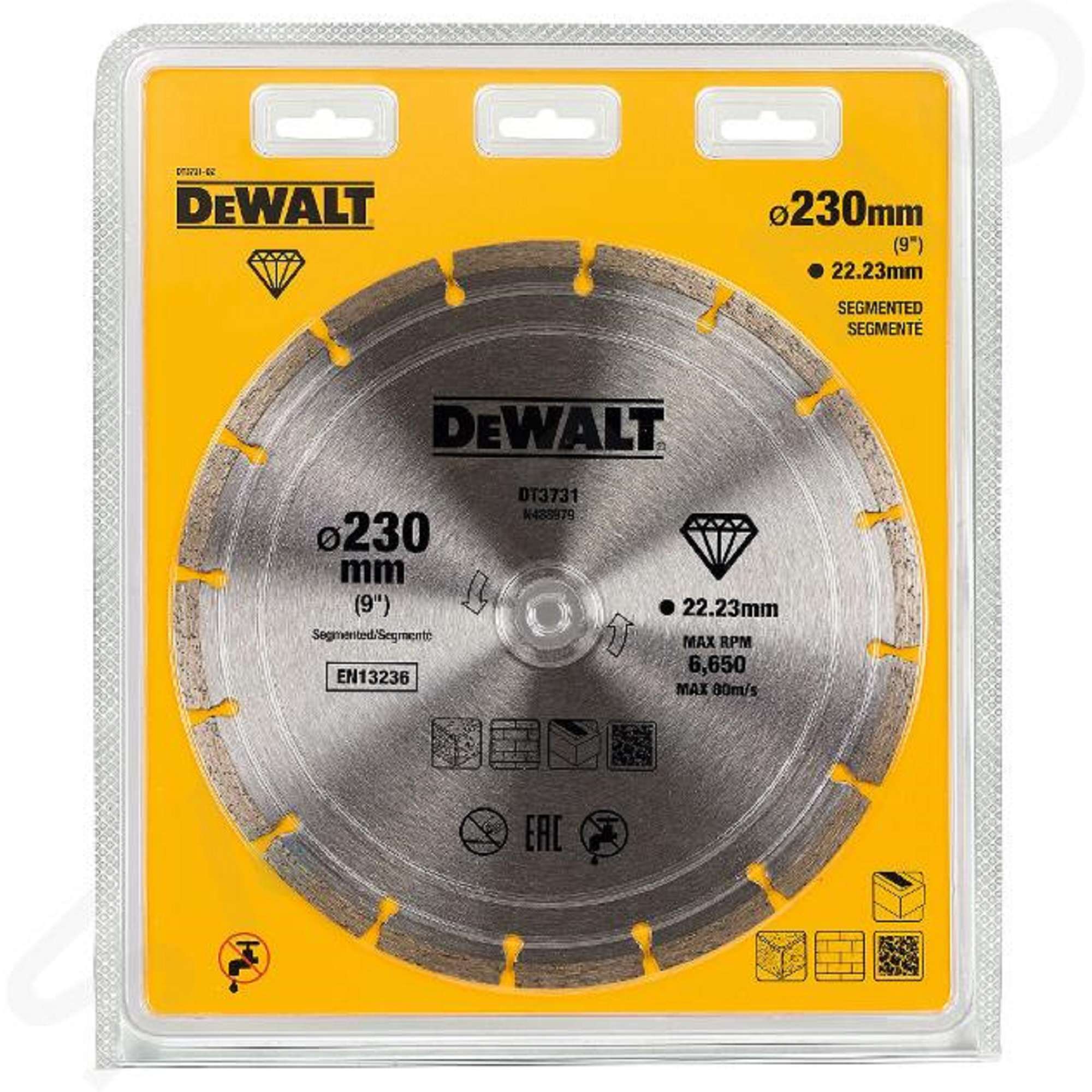 Disco diamantato DEWALT DT3731-QZ 230 X 22.2 X 7 MM