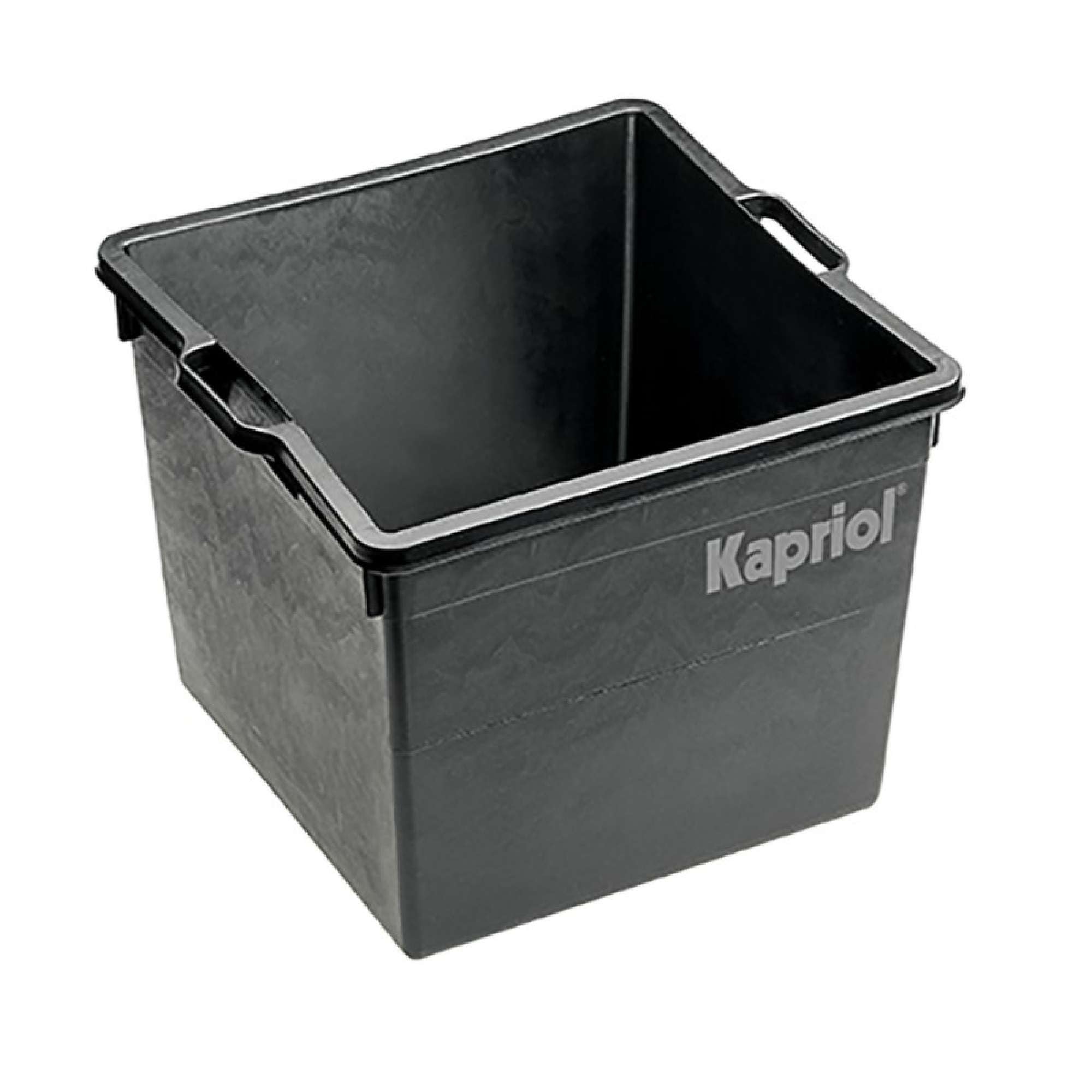 Cassa per macerie nero quadrato 40L - Kapriol 25235