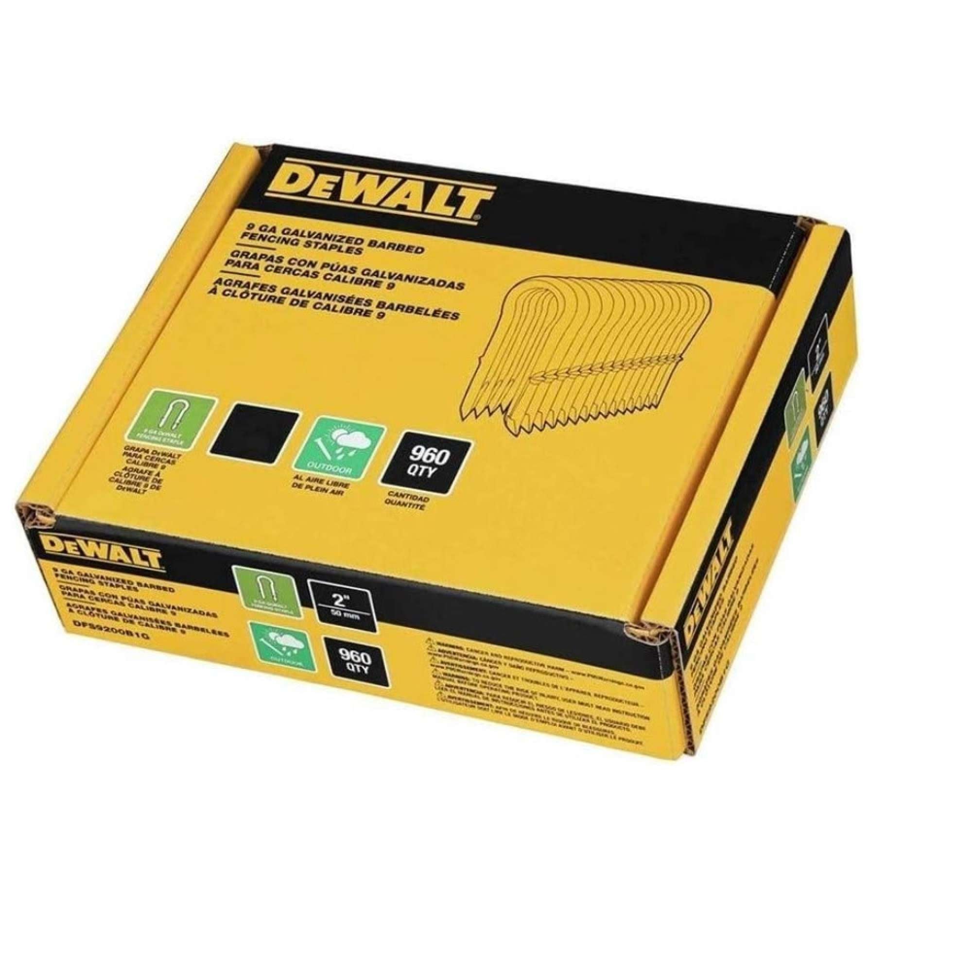 Graffette per graffettatrice 960pz. (40-45-50mm) per DCFS950 - Dewalt