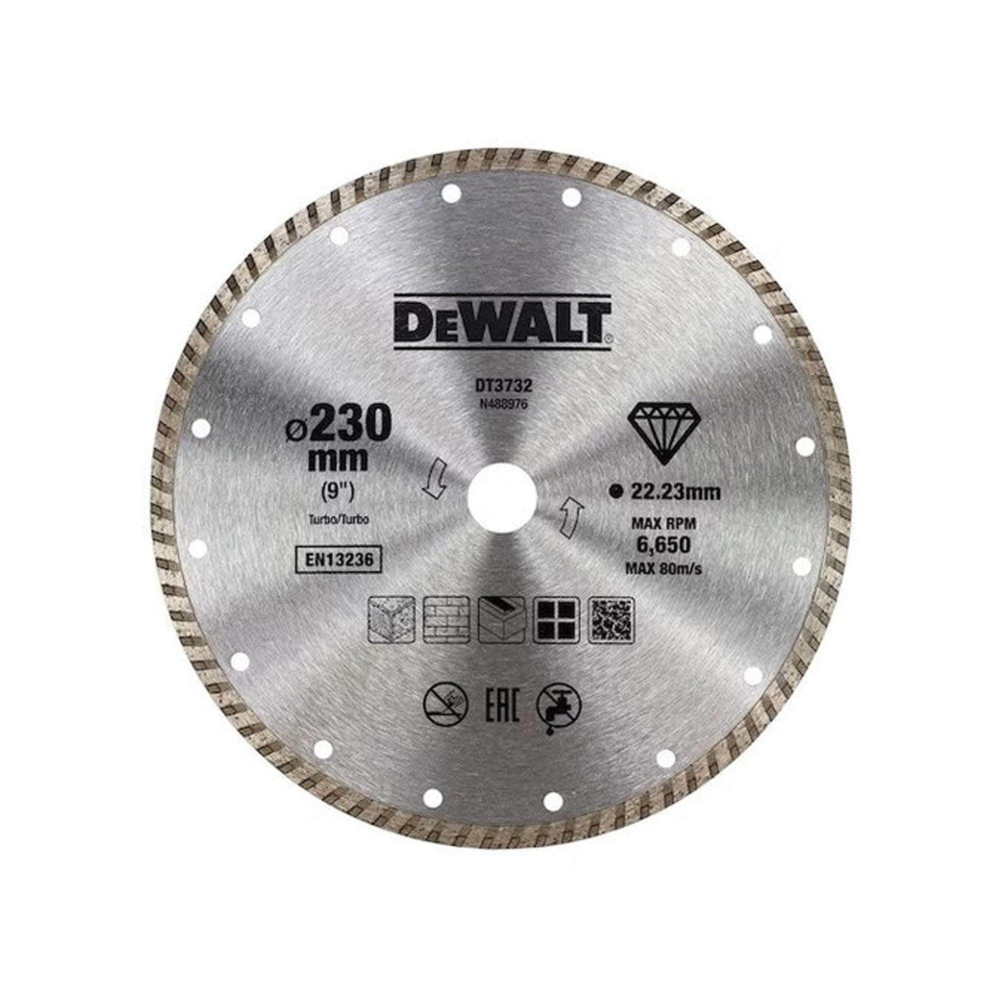 Disco diamantato DEWALT DT3732-QZ 230 X 22.2 X 7 MM