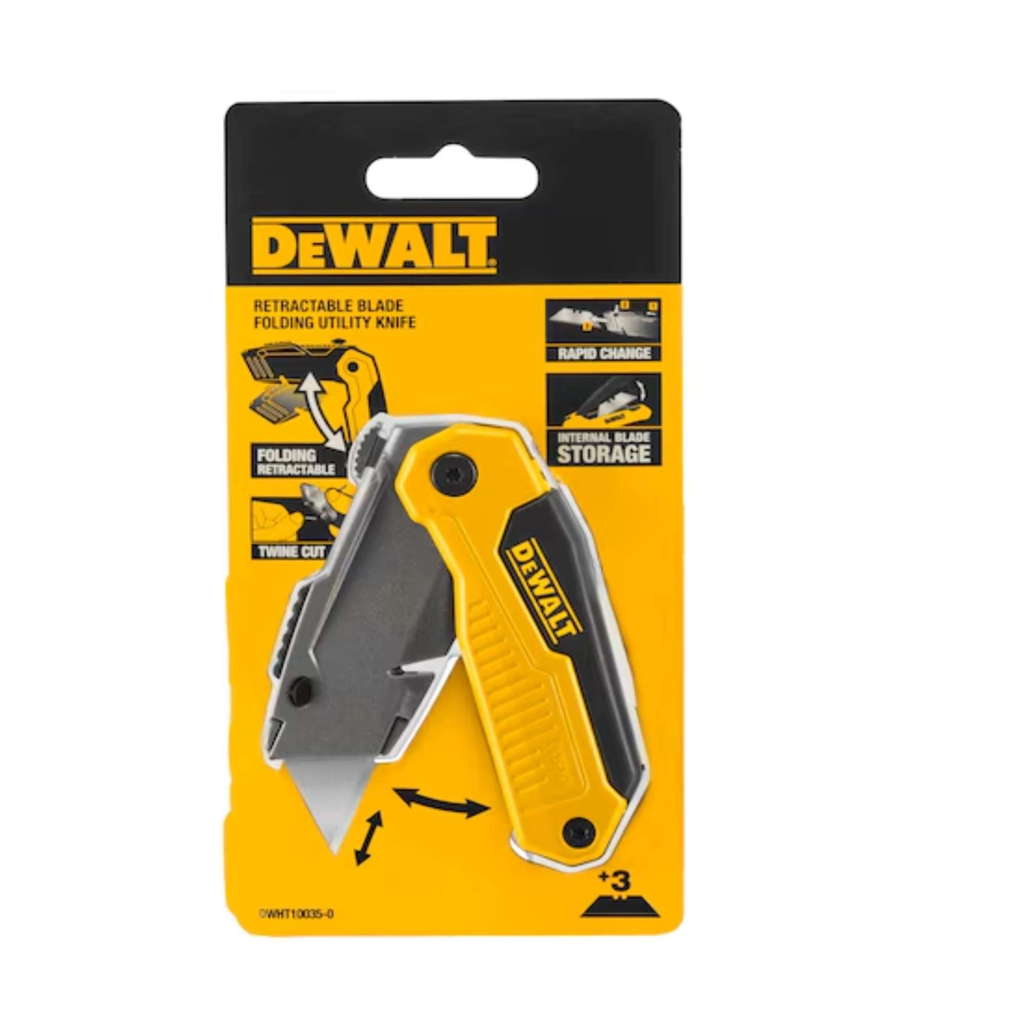 Coltello multiruolo a lama fissa 90mm - Dewalt DWHT110354