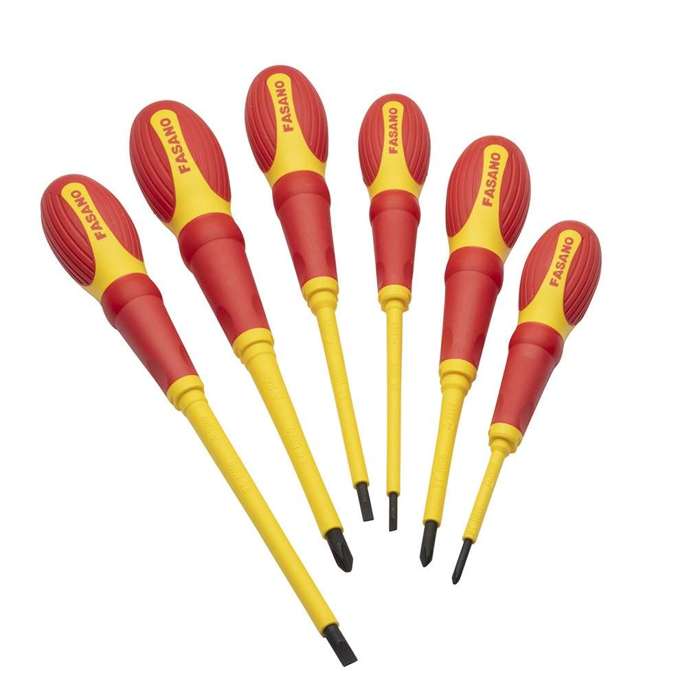 Set 6 giraviti estro isolati per viti ad intaglio e a croce - FasanoTools