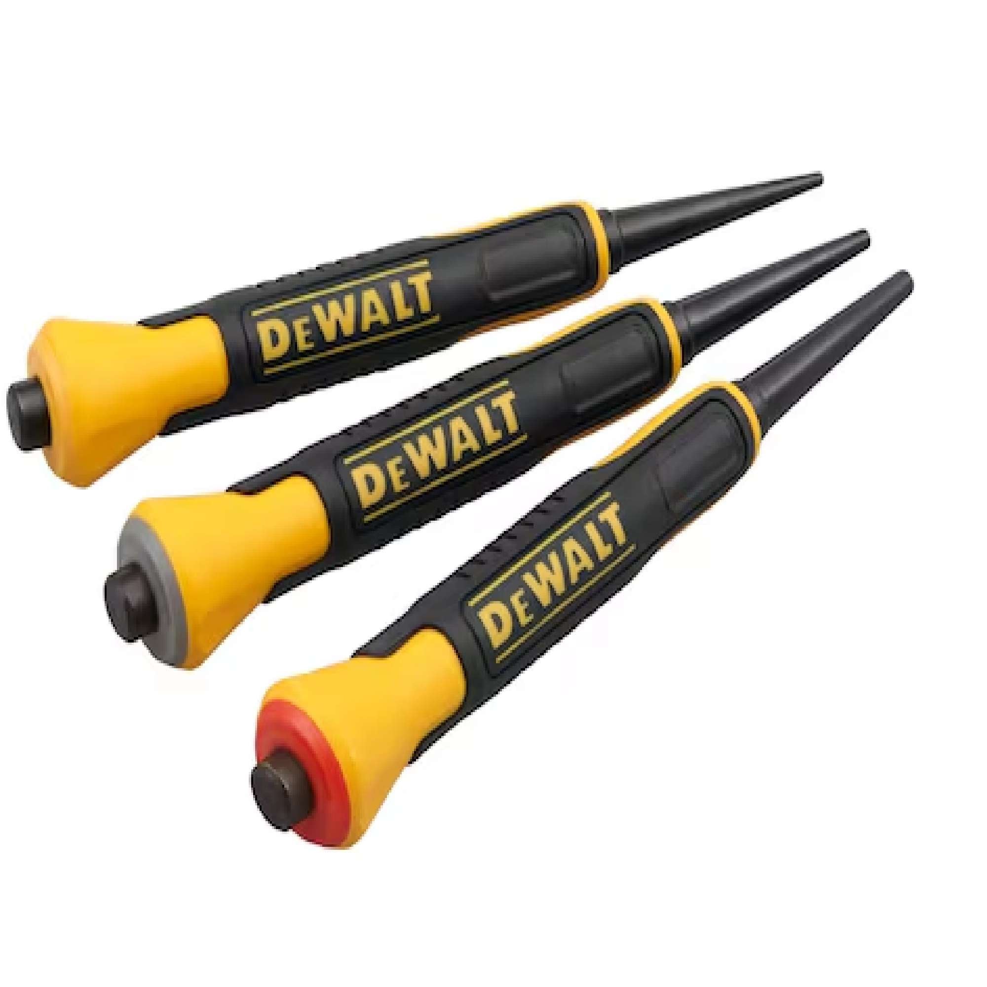 Set 3 cacciachiodi (0,8 - 1,5 - 2,4 mm) - Dewalt DWHT058018