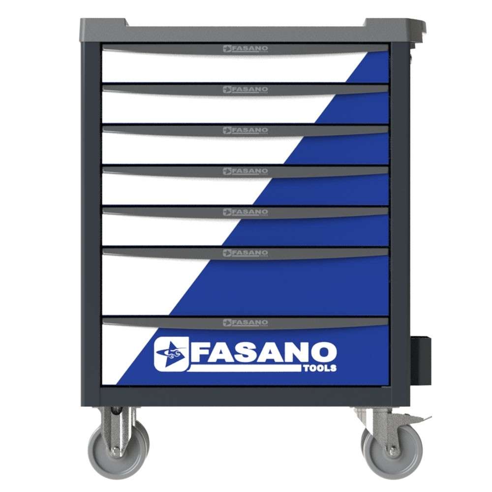 Carrello porta utensili 7 cassetti Versatile, capiente, sicuro - Fasano Tools