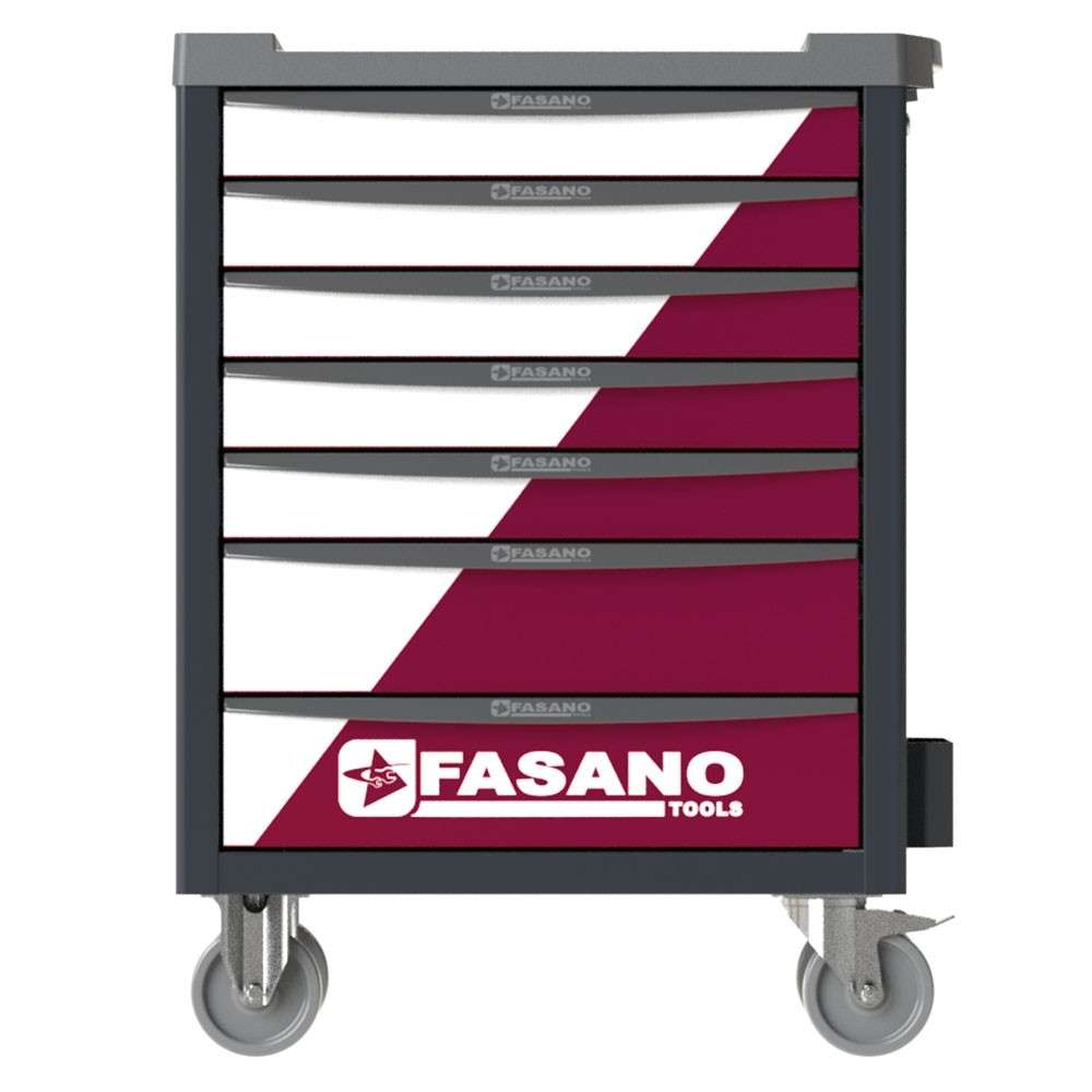 Carrello porta utensili 7 cassetti Versatile, capiente, sicuro - Fasano Tools